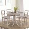 International Concepts Round 36 in Rd Extend Dining Table, 4 Counter Ht Stools, Gray Taupe, 36 in W, 48 in L, 35 in H, Wood K09-36RXT-S402-4 - alternate 2